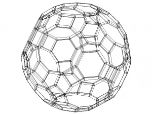 Wireframe Shape Great Rhombicosidodecahedron 3D Print Model