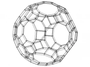 Wireframe Shape Great Rhombicosidodecahedron 3D Print Model