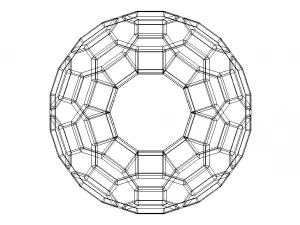 Wireframe Shape Great Rhombicosidodecahedron 3D Print Model