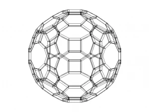 Wireframe Shape Great Rhombicosidodecahedron 3D Print Model