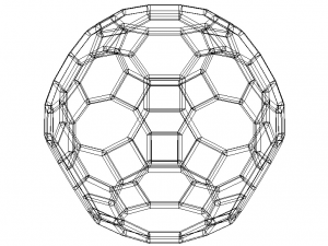 Wireframe Shape Great Rhombicosidodecahedron 3D प्रिंट मॉडल