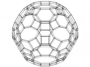 Wireframe Shape Great Rhombicosidodecahedron 3D Print Model