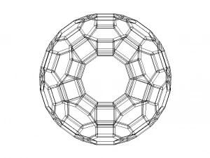 Wireframe Shape Great Rhombicosidodecahedron 3D Print Model