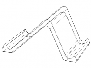 Plastic Stand Holder for Tablet Model do druku 3D