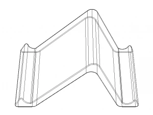 Plastic Stand Holder for Tablet 3D Print Model