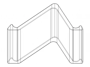 Plastic Stand Holder for Tablet 3D Print Model