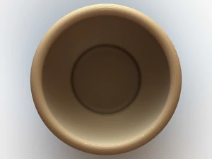 5 Litre Capacity- 30cm Round Plastic Bowl 3D Print Model