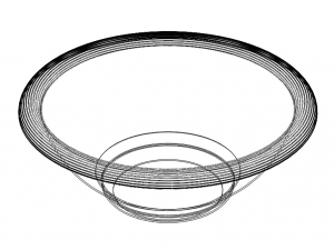 5 Litre Capacity- 30cm Round Plastic Bowl 3D-printmodel