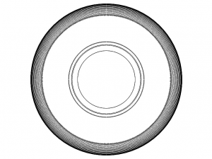 5 Litre Capacity- 30cm Round Plastic Bowl 3D-printmodel
