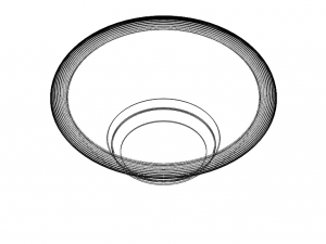 5 Litre Capacity- 30cm Round Plastic Bowl 3D-printmodel