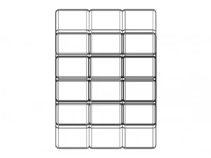 Wireframe Shape Rubik Cube 3D Print Model