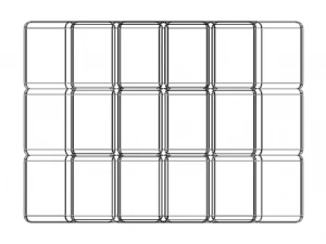 Wireframe Shape Rubik Cube 3D Print Model