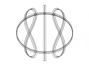 Wireframe Shape Basketball 3D Print Model