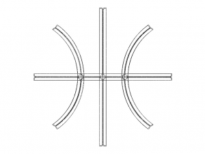 Wireframe Shape Basketball 3D 프린트 모델