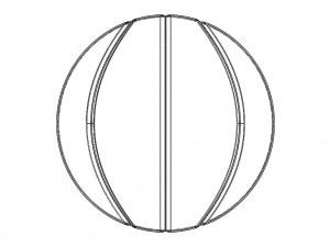 Wireframe Shape Basketball 3D 프린트 모델