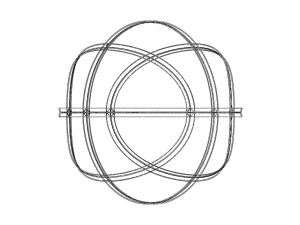 Wireframe Shape Basketball 3D 프린트 모델
