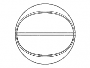 Wireframe Shape Basketball 3D 프린트 모델