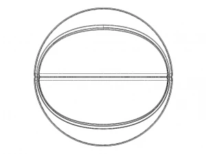 Wireframe Shape Basketball 3D Print Model