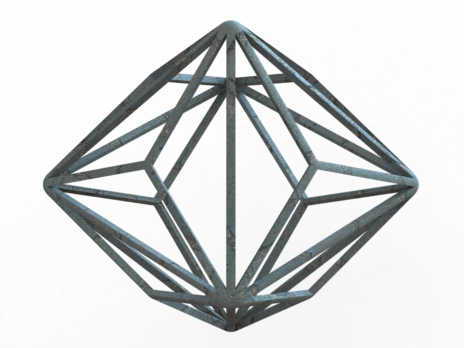 Wireframe Shape Triakis Octahedron 3D Print Model .c4d .max .obj .3ds .fbx .stl .blend