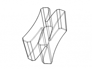 Plastic Chopstick Rest Stand Modelo de impresión 3D