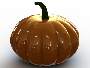 3D Art Surface Pumpkin 3Dプリントモデル