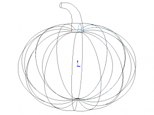 3D Art Surface Pumpkin 3D Print Model