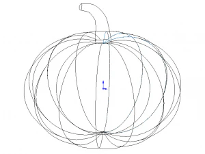 3D Art Surface Pumpkin 3D Print Model