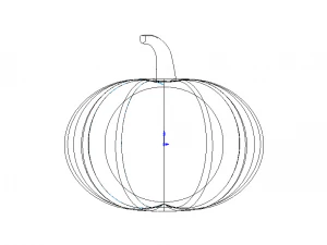3D Art Surface Pumpkin 3D Print Model