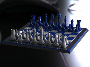 Chess Board Complete Set 3D 打印模型