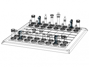 Chess Board Complete Set Modelo de impresión 3D