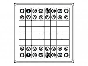 Chess Board Complete Set Modelo de impresión 3D