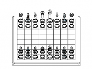 Chess Board Complete Set Modelo de impresión 3D