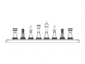Chess Board Complete Set Modelo de impresión 3D