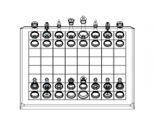 Chess Board Complete Set Modelo de impresión 3D