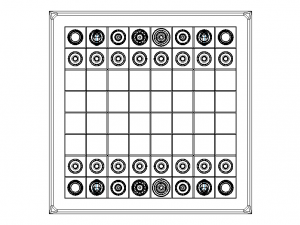 Chess Board Complete Set Modelo de impresión 3D