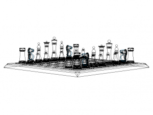 Chess Board Complete Set Modelo de impresión 3D