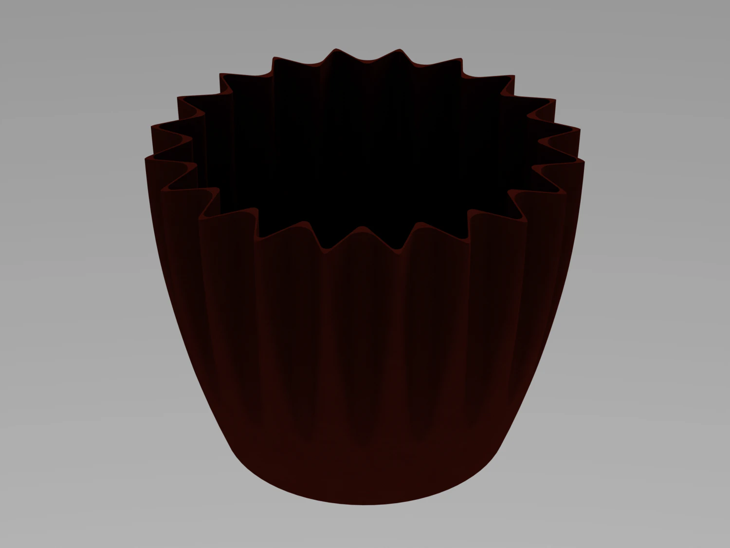 Plastic Plant Pot 6 Inch 3D Print Model .c4d .max .obj .3ds .fbx .stl .blend 