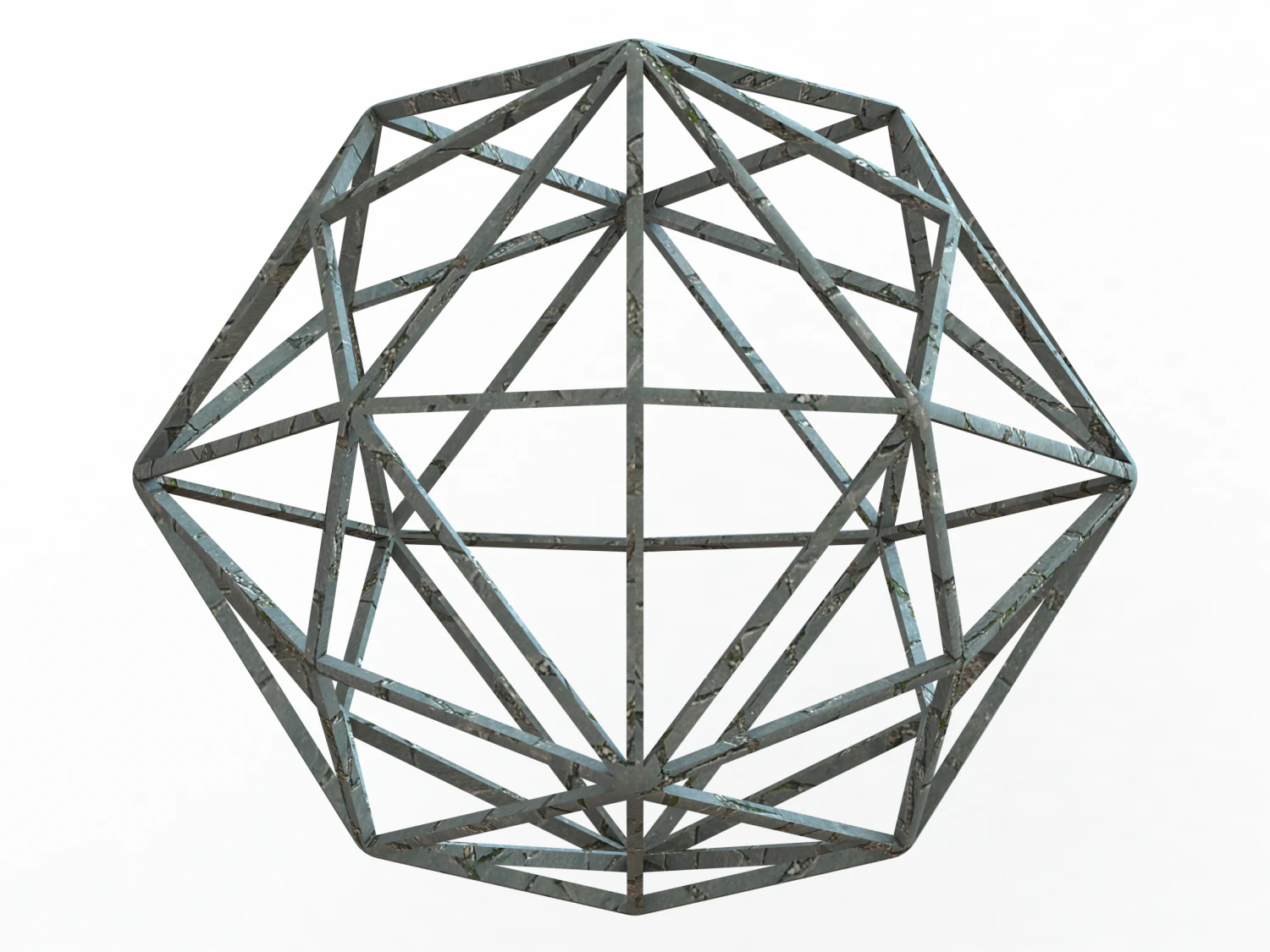 Wireframe Shape Disdyakis Dodecahedron 3D Print Model .c4d .max .obj .3ds .fbx .stl .blend 