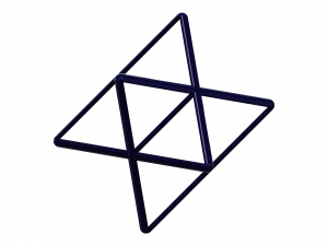 Wireframe Shape Stellated Octahedron 3D-printmodel