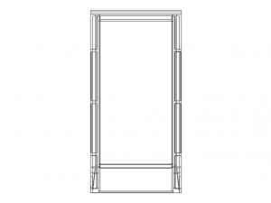 Plastic Hanging Storage Bin 3D Принт Модель