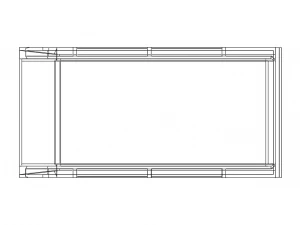 Plastic Hanging Storage Bin 3D Print Model