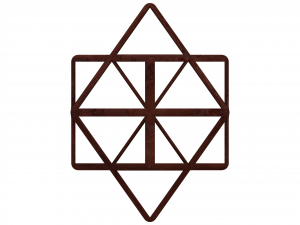Wireframe Shape First Stellation of Cuboctahedron 3D Принт Модель