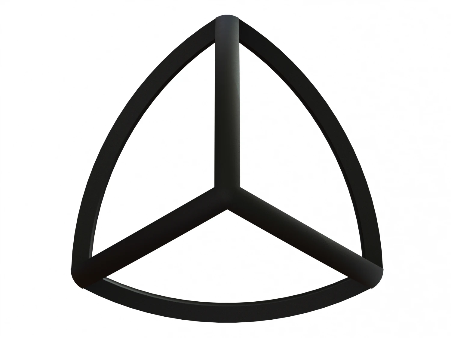 Wireframe Shape Reuleaux Tetrahedron 3D Print Model .c4d .max .obj .3ds .fbx .stl .blend 