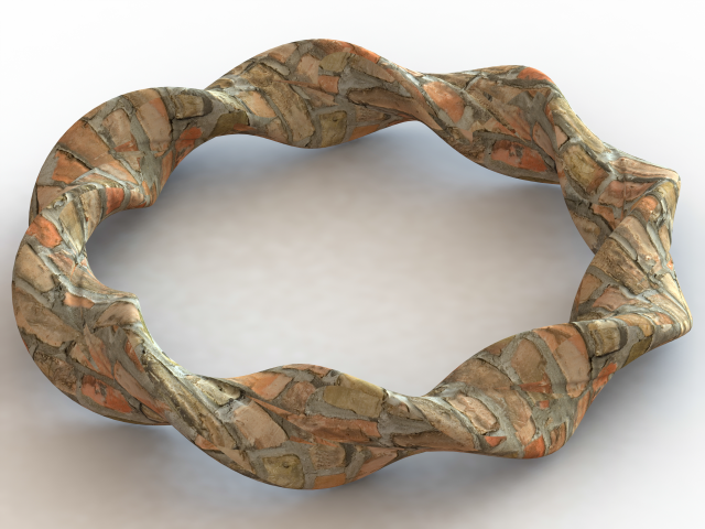 Elastic Art Bracelet 3D Print Model .c4d .max .obj .3ds .fbx .stl .blend 