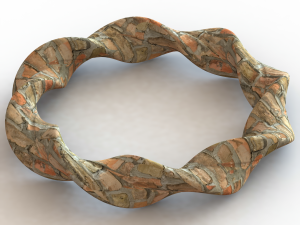 Elastic Art Bracelet 3D प्रिंट मॉडल