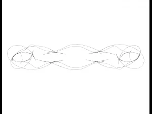 Elastic Art Bracelet 3D Print Model