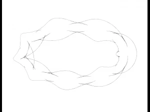 Elastic Art Bracelet 3D Print Model