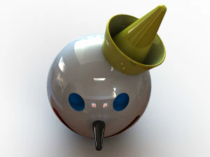 Jack in the Box Head 3D Print Model