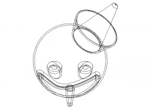 Jack in the Box Head 3D Print Model