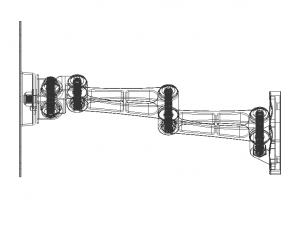 Adjustable Swivel Monitor Mounts Modelo 3D